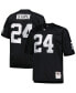 Men's Charles Woodson Black Las Vegas Raiders Big and Tall 1998 Retired Player Replica Jersey