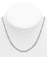 Фото #7 товара And Now This silver Plated Box Link 24" Chain Necklace