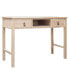 Writing Desk Natural 43.3"x17.7"x29.9" Wood