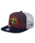 Фото #1 товара Men's Navy Denver Nuggets Court Sport Speckle 9FIFTY Snapback Hat