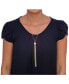 ფოტო #2 პროდუქტის Diamond Tassel Necklace (1/2 ct. t.w.) in 14k Gold over Sterling Silver