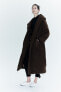Фото #11 товара Пальто из смесовой шерсти manteco с капюшоном — zw collection ZARA