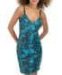 ფოტო #1 პროდუქტის Women's Sleeveless V-Neck Sequin-Mesh Bodycon Dress