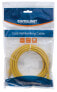 Фото #7 товара Intellinet Network Patch Cable - Cat6 - 1m - Yellow - CCA - U/UTP - PVC - RJ45 - Gold Plated Contacts - Snagless - Booted - Lifetime Warranty - Polybag - 1 m - Cat6 - U/UTP (UTP) - RJ-45 - RJ-45