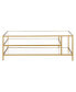 Фото #5 товара Winthrop Coffee Table with Shelves, 46" x 20"