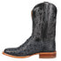 Фото #3 товара Tony Lama Quaid Ostrich Square Toe Cowboy Mens Grey Casual Boots TL5355