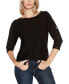 ფოტო #11 პროდუქტის Women's Rivet-Trim Dolman-Sleeve Sweater