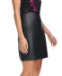 Women's Faux-Leather Pencil Skirt