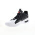 Фото #4 товара Reebok Solution Mid Mens Black Synthetic Lace Up Athletic Basketball Shoes