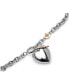 ფოტო #3 პროდუქტის Silver-Tone Knot Heart Bracelet