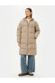 Фото #5 товара Пальто длинное с утеплителем, с капюшоном и карманами Koton