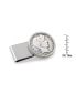 Фото #2 товара Men's Silver Barber Half Dollar Stainless Steel Coin Money Clip