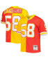 Фото #1 товара Men's Derrick Thomas Red, Gold Kansas City Chiefs 1994 Split Legacy Replica Jersey