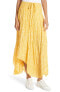 Фото #1 товара JOIE Hiwalani Crinkled Silk Maxi Skirt Women's Sz. Small (Yellow) 151041