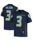 Фото #2 товара Big Boys and Girls Russell Wilson College Navy Seattle Seahawks Replica Player Jersey