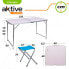 AKTIVE 120x60x70 cm Table With Stool