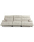 Фото #8 товара Sebaston 3-Pc. Fabric Sofa with 3 Power Motion Recliners, Created for Macy's