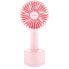 UNOLD Breezy Swing - Household blade fan - Pink - Table - 120° - Buttons - Battery