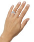 ფოტო #2 პროდუქტის Diamond Halo Cluster Milgrain Engagement Ring (1-1/5 ct. t.w.) in 14k White Gold