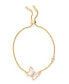 ფოტო #1 პროდუქტის Faux Stone Butterfly Delicate Bracelet