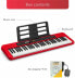 Фото #4 товара Casio CT-S200RD Casiotone Keyboard with 61 Standard Keys and Automatic Accompaniment Red