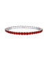 Фото #1 товара Simulated July Birthstone Tennis Stretch Bracelet