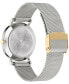 Women's Swiss New Generation Stainless Steel Mesh Bracelet Watch 36mm