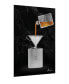 "Coco Lavish Libations" Frameless Free Floating Tempered Glass Panel Graphic Wall Art, 24" x 36" x 0.2"