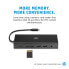 Фото #7 товара HP Travel USB-C Multi Port Hub - Wired - USB 3.2 Gen 1 (3.1 Gen 1) Type-C - 10,100,1000 Mbit/s - Black - MicroSD (TransFlash) - SD - China