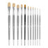 MILAN ´Premium Synthetic´ Cat´S Tongue Paintbrush With Short Handle Series 641 No. 10