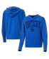 Women's Royal Kentucky Wildcats Volley Long Sleeve Hoodie T-Shirt