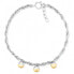 Stylish bicolor necklace with pendants 2780486