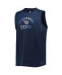 ფოტო #2 პროდუქტის Men's Navy Tennessee Titans Rebound Tank Top