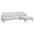 Chaise Longue Sofa DKD Home Decor Light grey Metal 250 x 160 x 85 cm