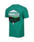 Фото #4 товара Men's Green Marshall Thundering Herd Landscape Shield T-shirt