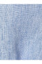 Фото #42 товара Midi Gömlek Elbise Kuşaklı Düğmeli Keten Karışımlı