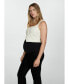 ფოტო #2 პროდუქტის Women's Maternity Flared Cropped Jeans