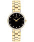 ფოტო #1 პროდუქტის Women's Faceto Swiss Quartz Yellow PVD Bracelet Watch 28mm