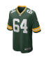 Men's Jerry Kramer Green Green Bay Packers Game Retired Player Jersey