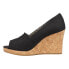 Фото #5 товара TOMS Michelle Wedge Womens Black Casual Sandals 10016371T