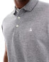 Jack & Jones pique polo in grey