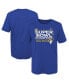 Фото #2 товара Preschool Girls and Boys Royal Los Angeles Rams Super Bowl LVI Champions Parade T-shirt