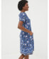 Фото #3 товара Women's Simone Layered Floral Jersey Dress