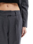 Only rhinestone straight leg tailored trouser co-ord in dark grey