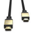 Фото #3 товара INCA IHD-02 - 2 m - HDMI Type A (Standard) - HDMI Type A (Standard) - 4096 x 2160 pixels - Black - Gold