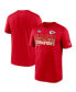 Фото #1 товара Men's Red Kansas City Chiefs Super Bowl LVII Champions Essential T-shirt