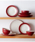 Фото #9 товара Colorwave Coupe 12-Piece Dinnerware Set, Service for 4, Created for Macy's