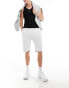 Фото #1 товара Dr Denim Madden casual jogger style shorts in light grey melange