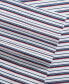 Фото #7 товара Aevery Stripe Microfiber 3 Piece Sheet Set, Full