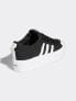 adidas Originals Nizza platform trainers in black/white